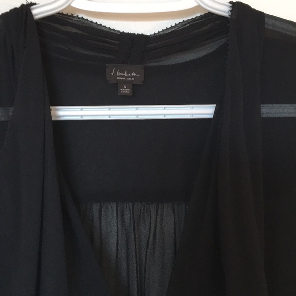 Babaton Silk black blouse - Picture 3 of 6